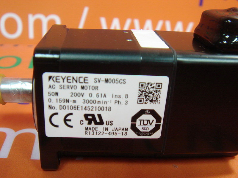 KEYENCE AC SERVO MOTOR SVM005CS 裕益科技自動化設備可程式編碼器PLC分散式控制系統DCS
